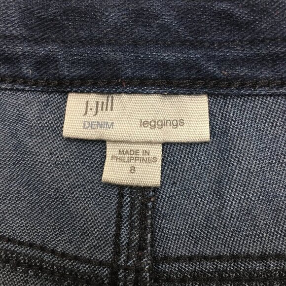 J. Jill Denim Women's Jean Leggings Straight Leg Lightweight size 8 length 27" - Picture 3 of 8